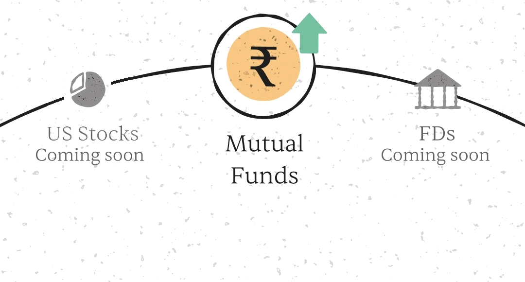 Mutual funds available now; US stocks and FDs coming soon.